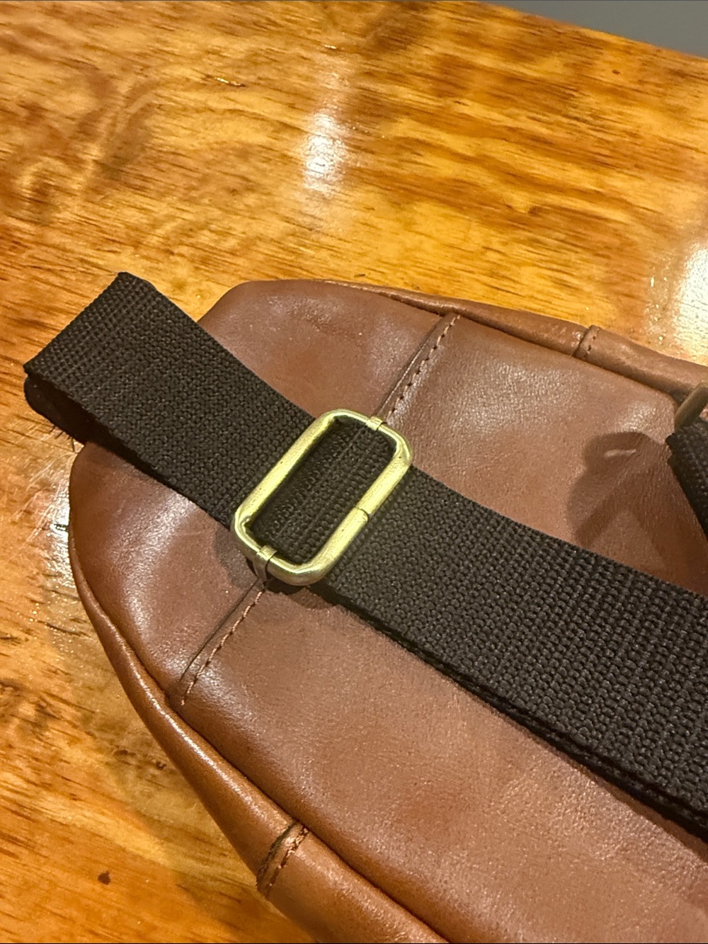 Patricia Nash Brown Leather Sling Bag - Casual Everyday Carry - Picture 7 of 10